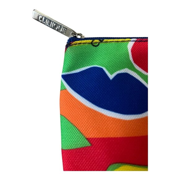 Donald Robertson x Clinique Fruit Print Cosmetic Makeup Bag – Yellow Lining - Picture 4 of 6